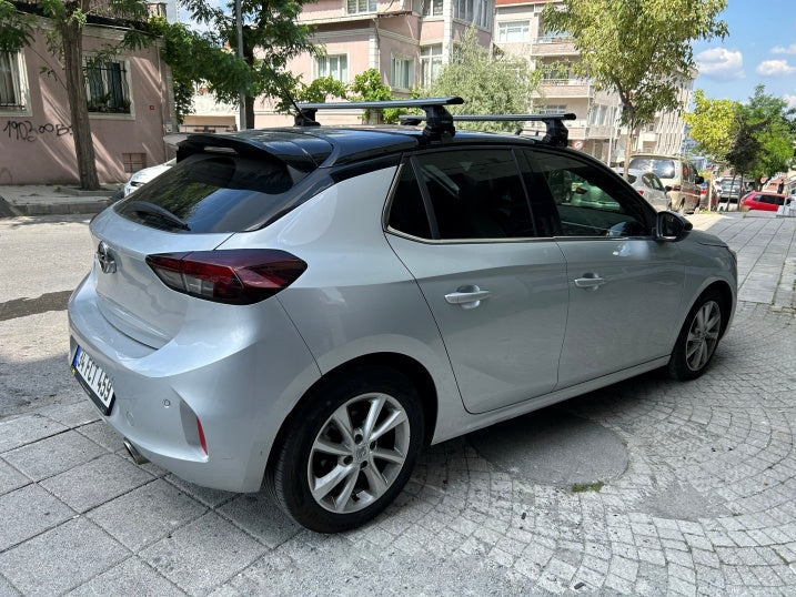 For Peugeot 208 Roof Rack System, Aluminium Cross Bar, Metal Bracket, Normal Roof, Silver For Peugeot 208 Roof Rack System, Aluminium Cross Bar, Metal Bracket, Normal Roof, Silver